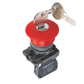 Plastics Emergency Stop Release After Key Rotation 1 Normally-Closed